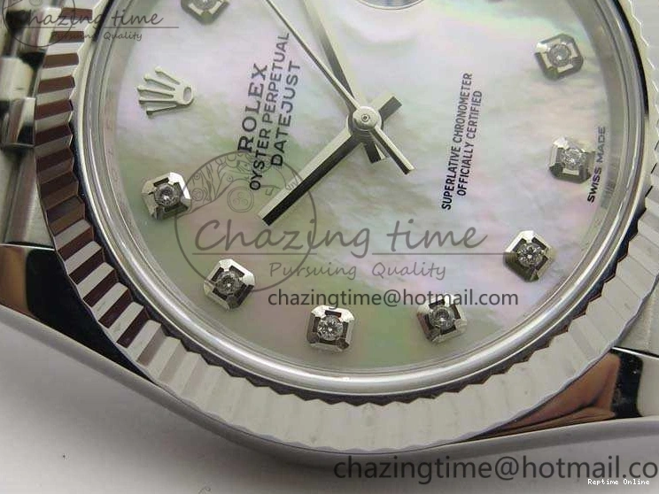 0206 DateJust 228238 SS Noob 1:1 Best Edition MOP Dial Diamond On Jubilee Bracelet A WeatherProof 3496